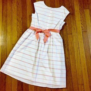 NEW Garnet Hill Cotton Voile Lined Dress, Fit and Flare, Size 8